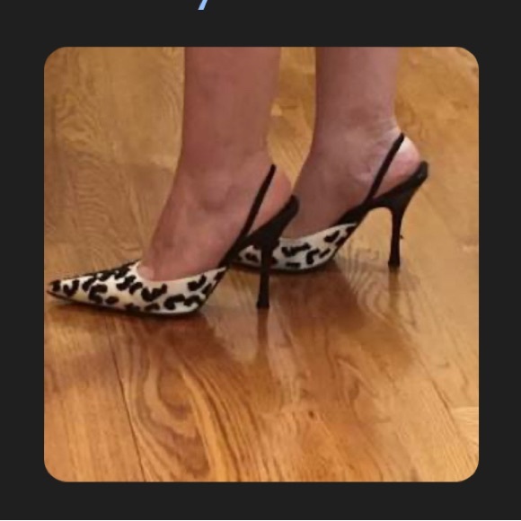 Black n white slightly used John Richmond 4inch stiletto heel halter back strap - Picture 9 of 11